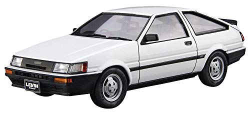 Aoshima Cultural Textbook Co., Ltd. 1/24 The Model Car Series No.85 Toyota AE85 Corolla Levin 1500SR 1985 Plastic Model Kit