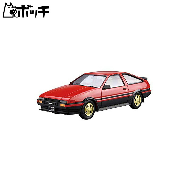 Aoshima Cultural Textbook Co., Ltd. 1/24 The Model Car Series No.86 Toyota AE86 Sprinter Trueno GT-APEX 1984 Plastic Model Kit