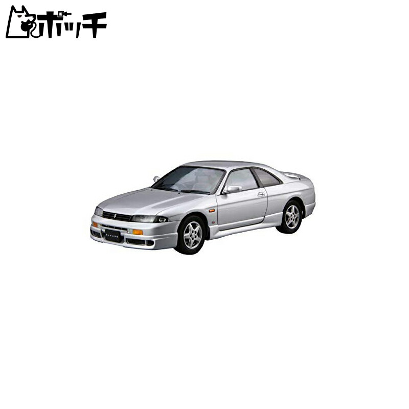 Aoshima Cultural Textbook Co., Ltd. 1/24 The Model Car Series No.94 Nissan ECR33 Skyline GTS25t Type M 1994 Plastic Model Kit