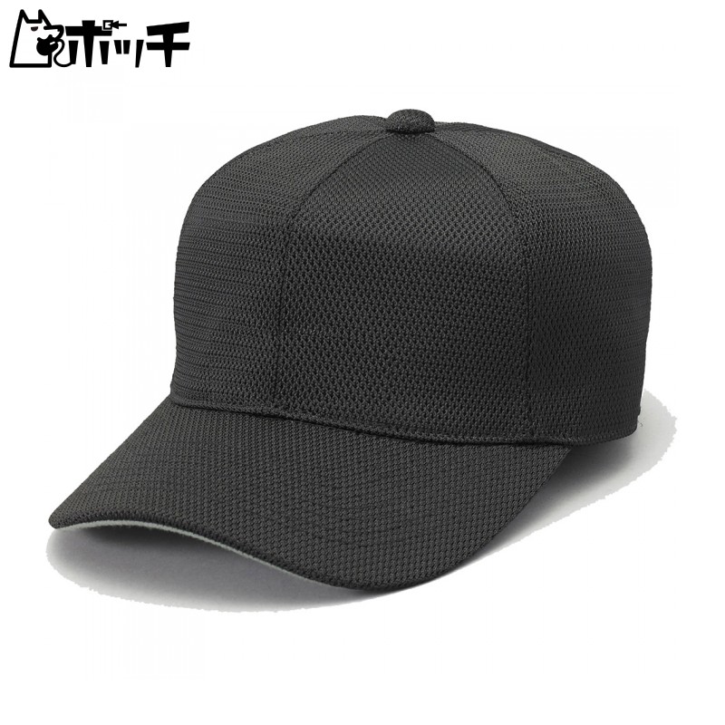 [SSK] Cap Square Brim 6-Panel Baseball Cap BC073 Black (90) Japan L (Equivalent to Japanese Size L)