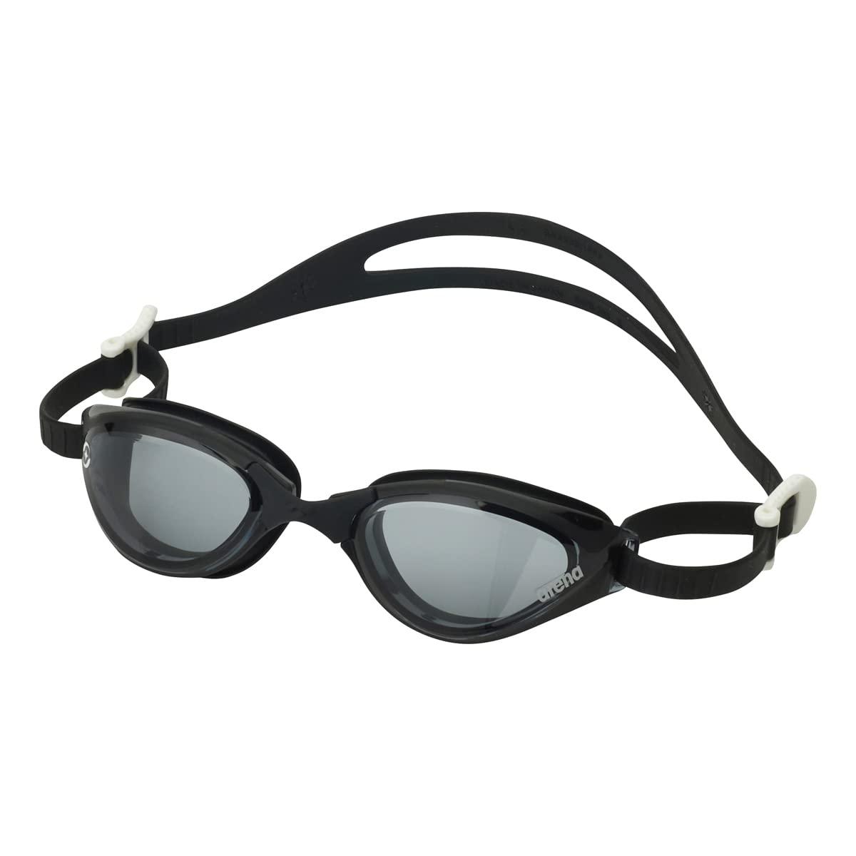 arena Swimming Goggles Unisex Fitness Use Light Smoke × Black One Size Anti-Fog (Lion Function) AGL-1300