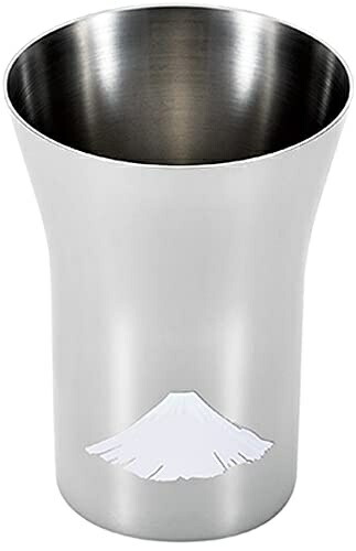 Yokoyama Made in Japan 300ml Temperature-Sensitive Stainless Steel Tumbler Red Fuji Tsubame Craftsmanship EJK-301
