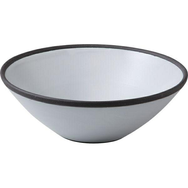 Hasami Ware Rizaemon Kiln Bowl Large Bowl L Approx. 21cm Gray Nezu Matte Made in Japan 19972