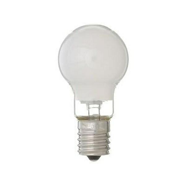 YAZAWA Energy-Saving Krypton Lamp P35 E17 60W Equivalent Frosted 10-Pack P351754F10P YAZAWA