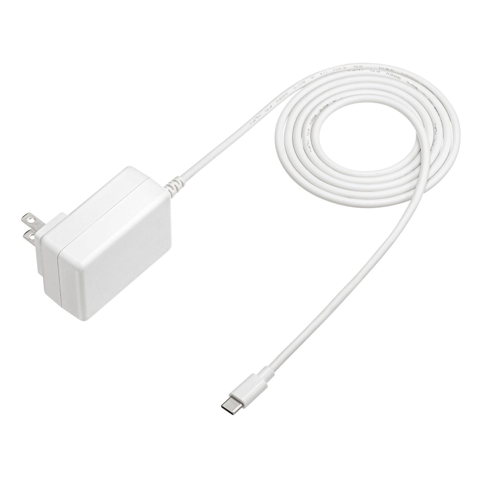 Sanwa Supply USB PD-Compatible AC Charger PD20W with Integrated Type-C Cable ACA-PD102W