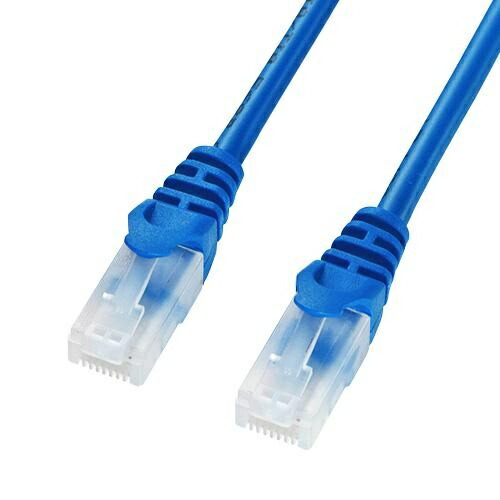 Sanwa Supply CAT5e LAN Cable with Clip-Proof Design, 20m, Blue LA-Y5TS-20BL