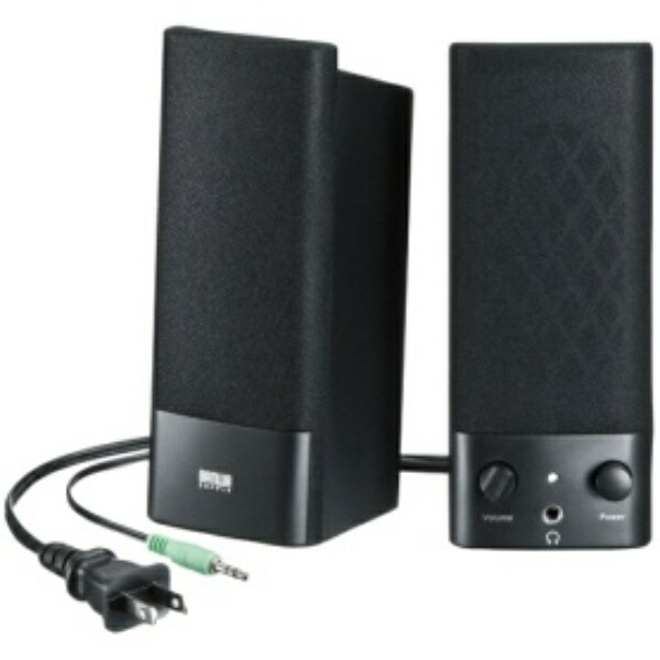 Sanwa Supply Multimedia Speaker MM-SPL2N3 Black