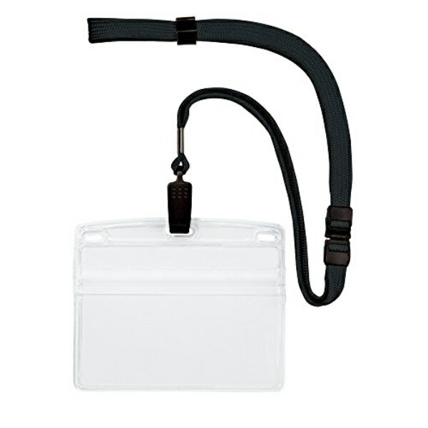 Open Industry Hanging Name Tag Nameplate Name Tag Card Holder Name Holder 10-Pack Zipper Soft Case Black NL-21-BK