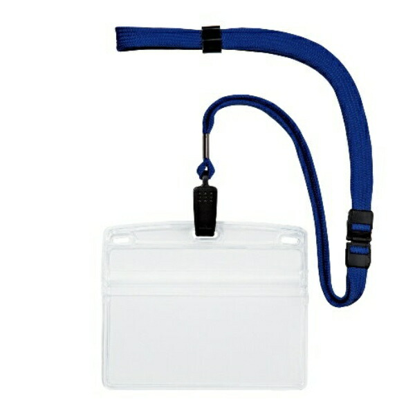 Open Industry Hanging Name Tag Nameplate Name Tag Card Holder Name Holder 10-Pack Zipper Soft Case Blue NL-21-BU