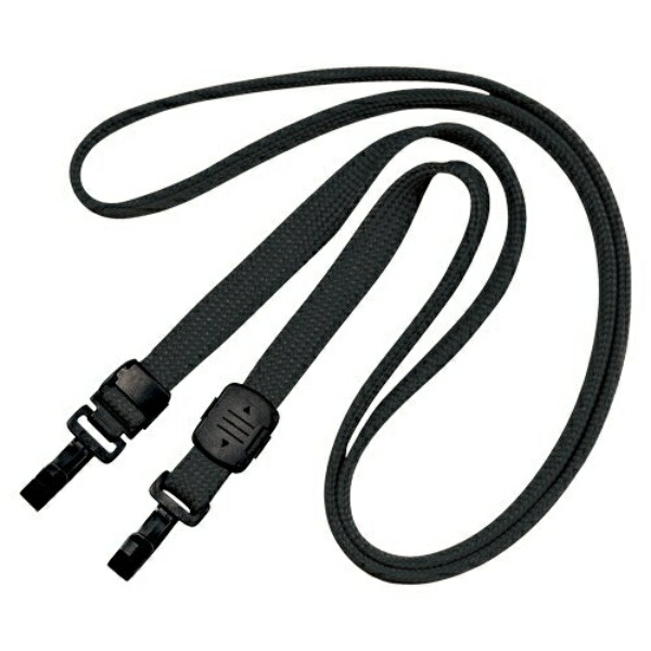 Open Industry Name Tag Strap Anti-Reverse 10-Pack Black NX-7-BK