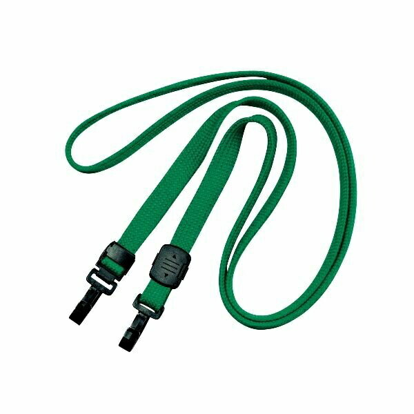 Open Industry Name Tag Strap Anti-Reverse 10-Pack Green NX-7-GN