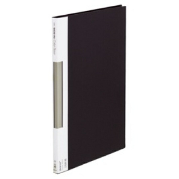 King Jim Clear File Color Base Side-In 40-Pocket A3 Vertical Black 157C-BK