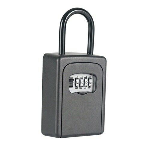 CARL Office Supplies Key Box Key Storage Box Key Security 4-Digit Combination Lock Hanging Type Black Japanese Manufacturer CKB-S01-K