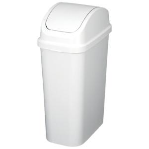 TONBO Shinki Gosei Tonbo Sepa Trash Can Antibacterial Swing 37 Liters White Gray Width 24.5 x Depth 41.5 x Height 63cm Lid Included Made in Japan