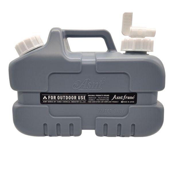 Tange Chemical Industries Water Tank Camping Disaster Preparedness ASNT TANK 5L Earth Gray