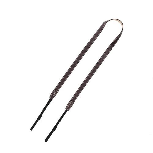 [Etsumi] Camera Strap for Mirrorless/DSLR Cameras - Harmonize 2 Genuine Leather Neck Strap/Crossbody Strap with Adjustable Length - Brown VE-2438