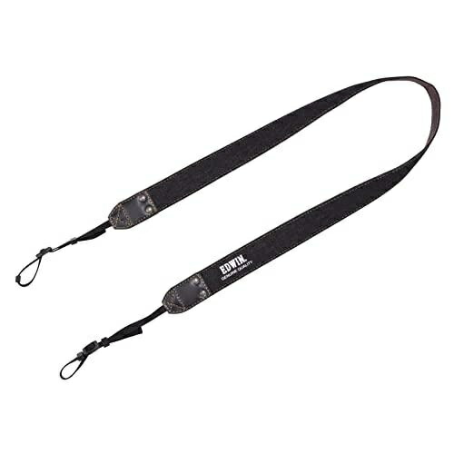 Etsumi & EDWIN Camera Strap for DSLR and Mirrorless Cameras  Camera Strap 2  35mm Width  Black  VE-2508