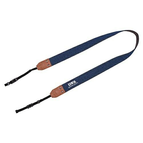 Etsumi & EDWIN Camera Strap for DSLR and Mirrorless Cameras  Camera Strap 2  35mm Width  Navy  VE-2509