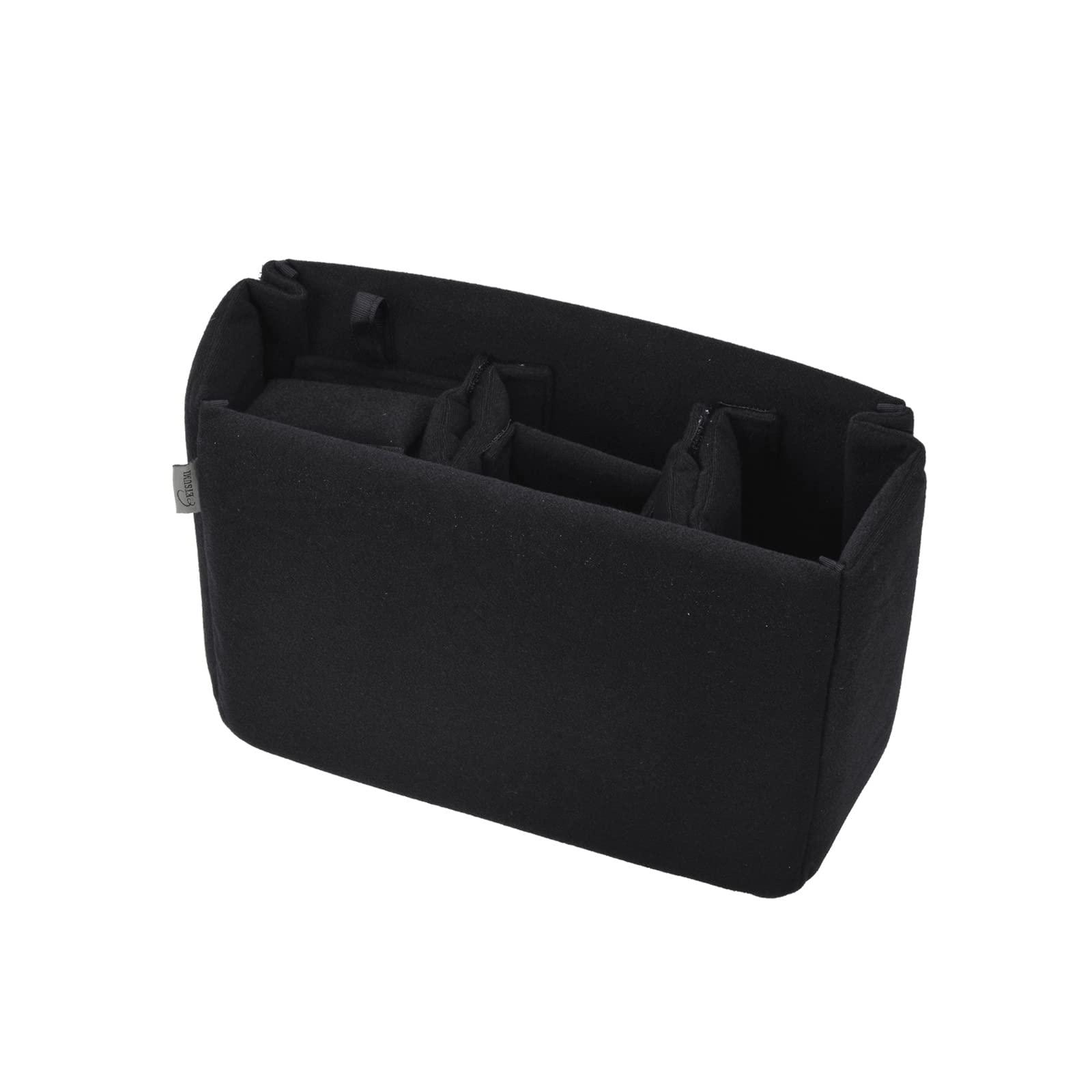 Etsumi Camera Bag Bag-in-Bag Soft Cushion Box Flexible M Black VE-7727