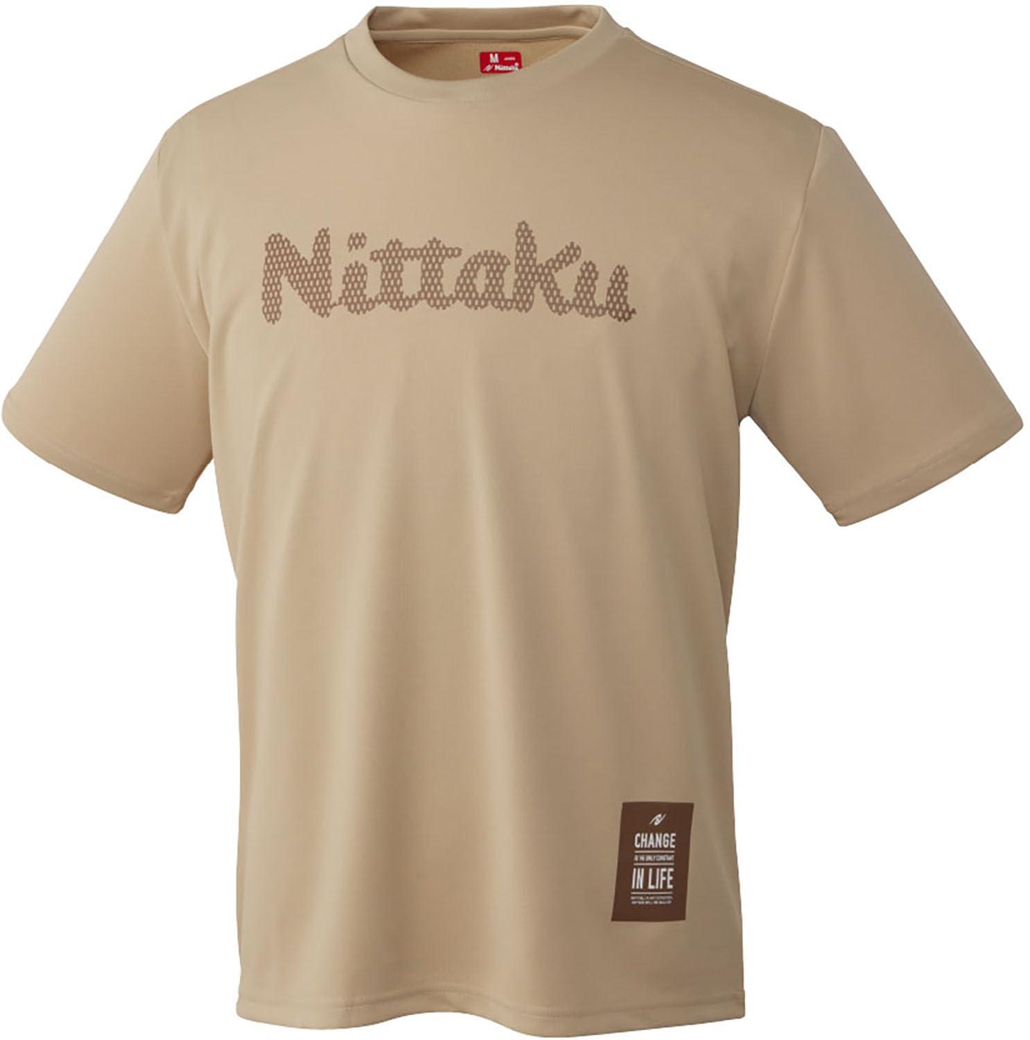 [Nittaku] Nittaku Dot T-Shirt NX2015 Beige O