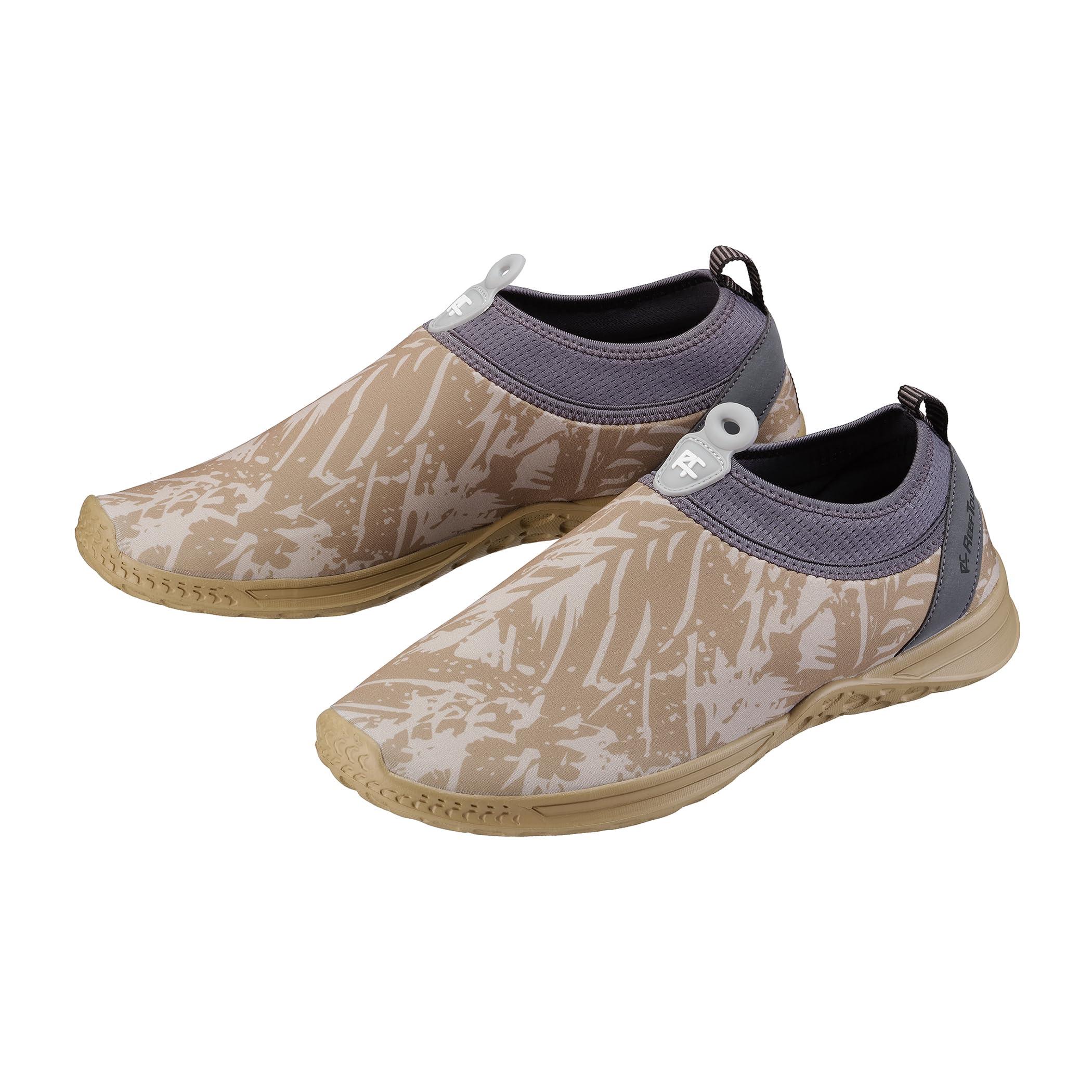 Reef Tourer Marine Shoes Aqua Shoes Water Shoes Summer Shoes Amphibious Shoes Unisex Khaki Leaf 28cm RA0112