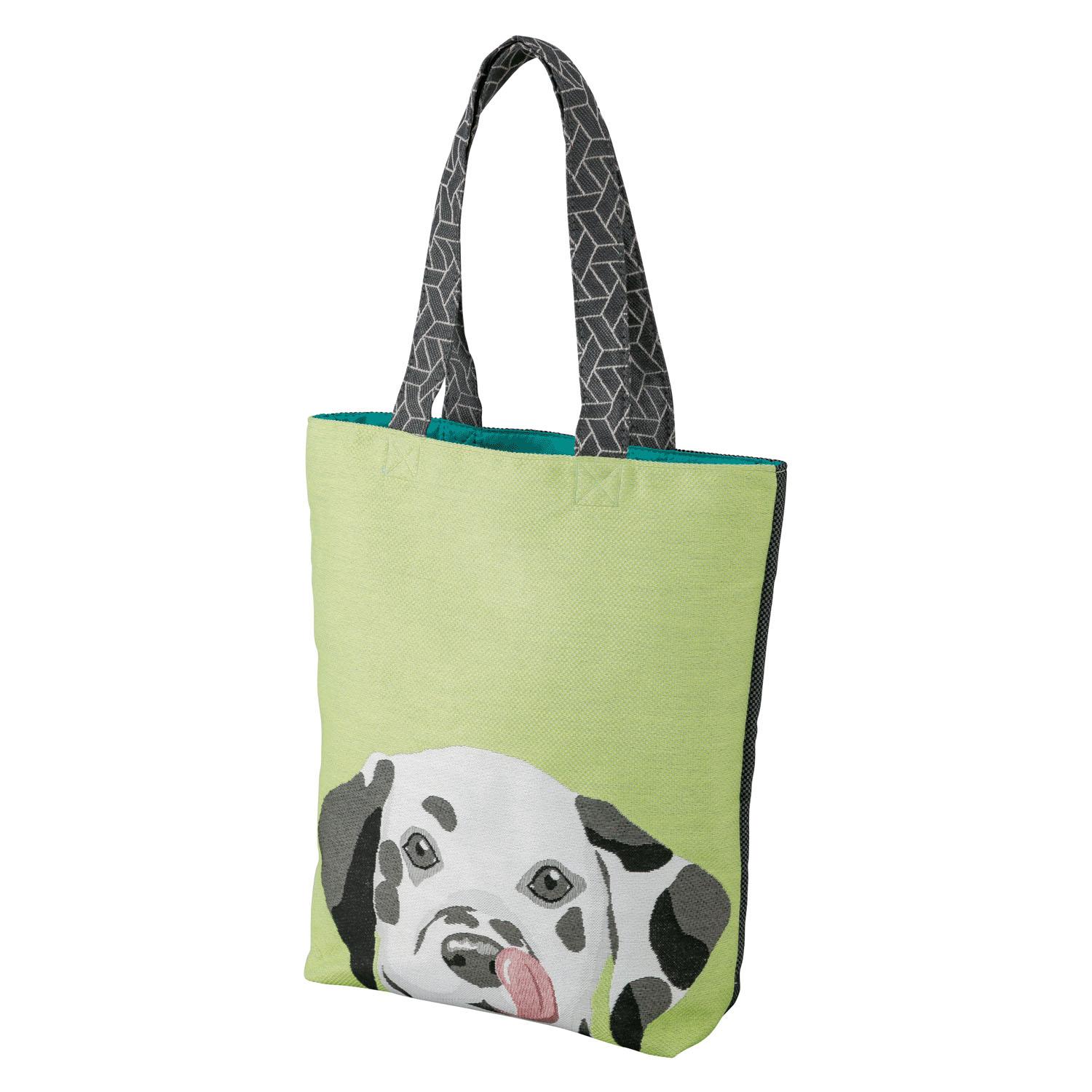 Maru Shin Tote Bag Small Item Pouch Wonderful Peace Love Eyes_Dalmatian Dog Cat Cute Ladies Large Capacity Gusseted A4 0765002600