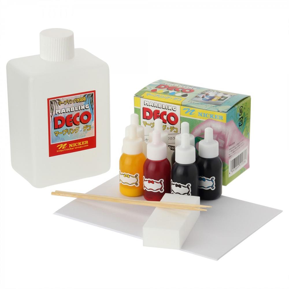 Nicker Paint Marbling Deco Set of 3