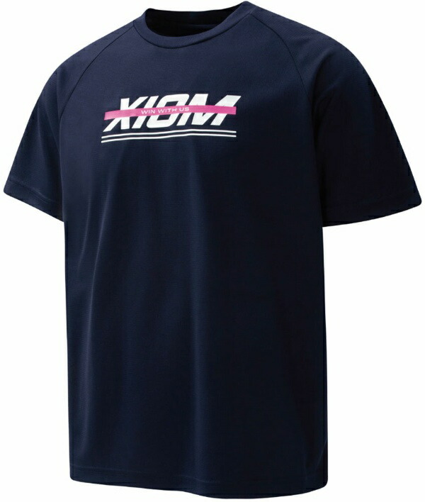 [Exion] T-Shirt Color Line T-Shirt Navy XL