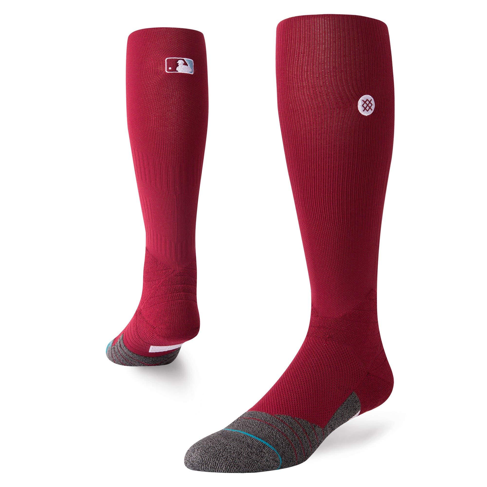 [Stance] MLB Licensed Baseball Socks DIAMOND PRO OTC M759C16DIA Men's MAROON US L 25.5-29.0cm (Equivalent to Japanese Size M-L)