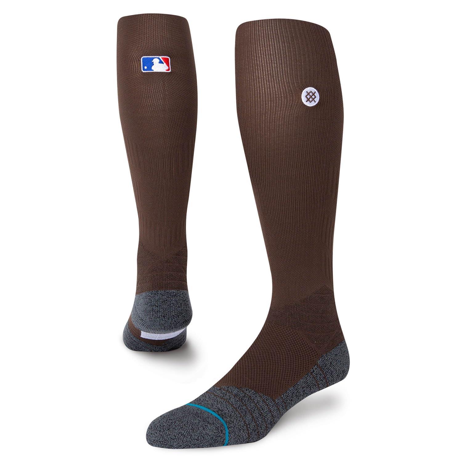 [Stance] MLB Licensed Baseball Socks DIAMOND PRO OTC Men's 01003(BROWN) L