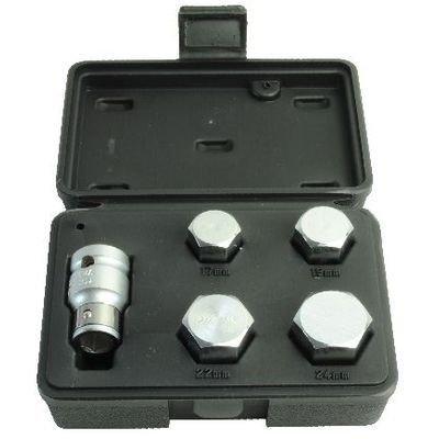 Astropod Products Motorcycle Axle Shaft Bit Set (5-Piece) | Tools DIY Socket Inspection Maintenance