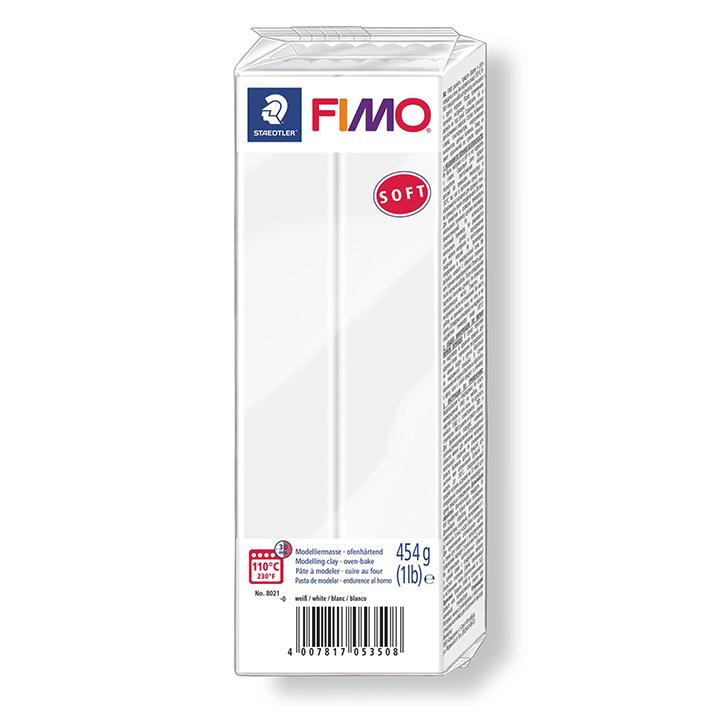 STAEDTLER FIMO Soft Large Block Polymer Clay White 454g 8021-0