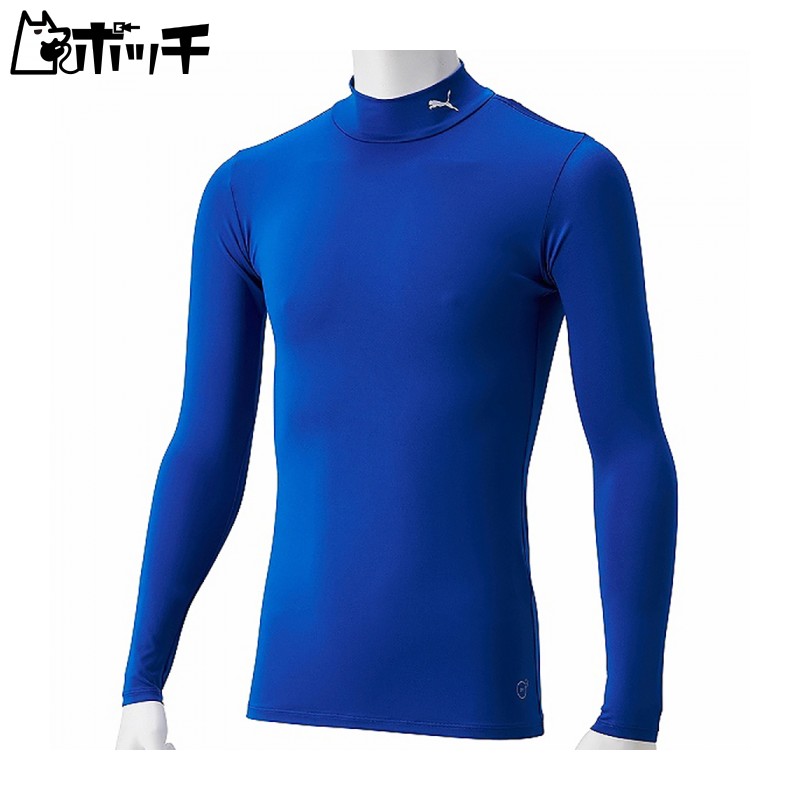 [PUMA] Compression Inner Shirt Long Sleeve High Neck Innerwear Compression Mock Neck LS Shirt Junior 656331 Kids 2024 Fall/Winter Color PUMA Royal (10) 160