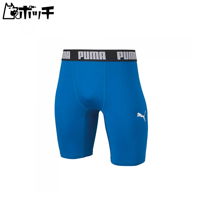 [PUMA] Compression Inner Pants Spats 656334 Kids Spring/Summer 2024 Color Electric Blue Lemonade/White (02) 160