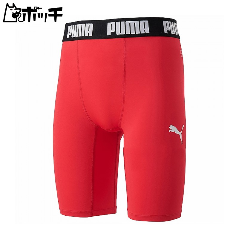 [PUMA] Compression Inner Pants Spats 656334 Kids 2024 Spring/Summer Color PUMA RED/PUMA WHITE (01) 120