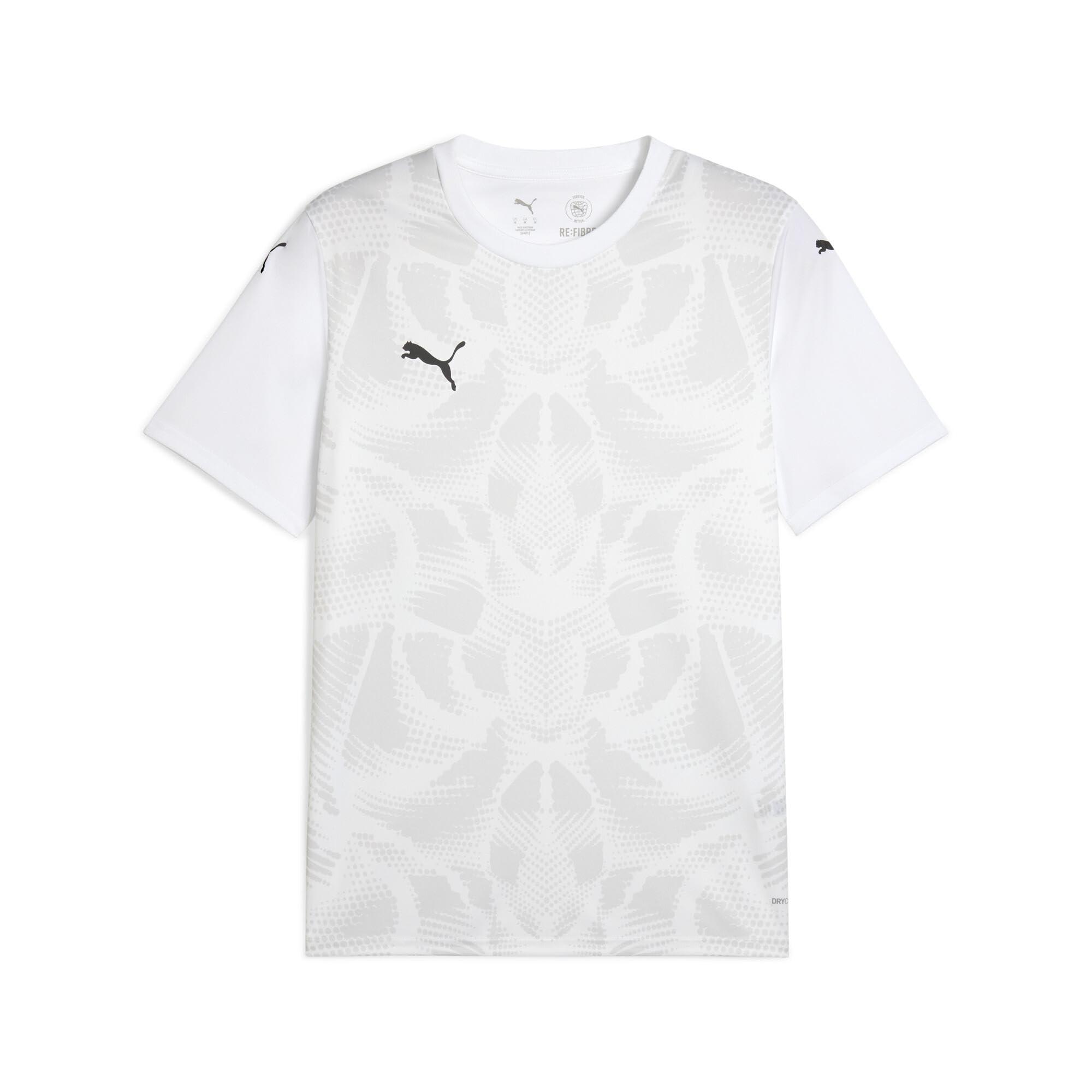 [PUMA] Sporty TEAMCUP Graphic Game Shirt 706791 Spring/Summer 2025 Color White Black (04)