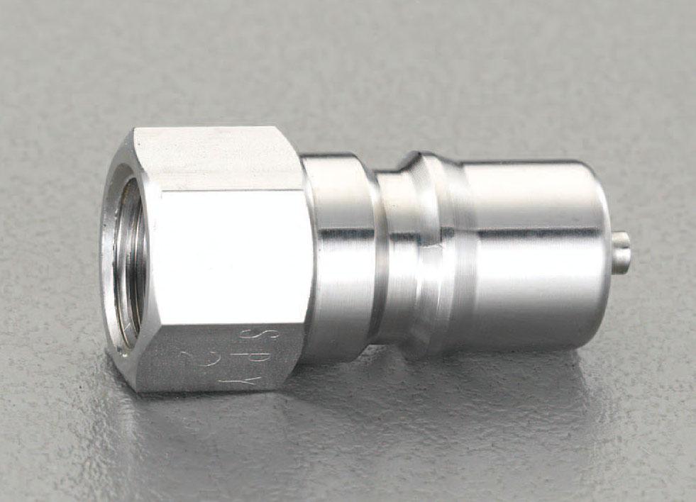ESCO Rc1/4 Female Thread Plug (With Stop/Stainless Steel) EA140AB-2