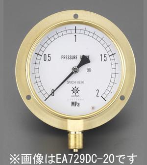 ESCO G3/8/75mm/0-2.0MPa Flanged Pressure Gauge EA729DC-20