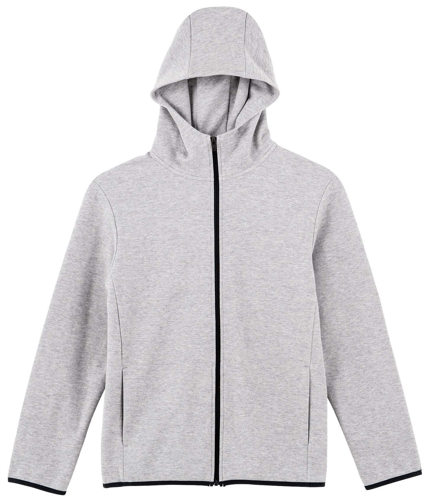 [Glimmer] 7.7 oz Dry Sweat Zip Hoodie 00342-ASZ [Men's] 00342-ASZ Heather Gray Japan 120cm (Equivalent to Japanese Size 120)