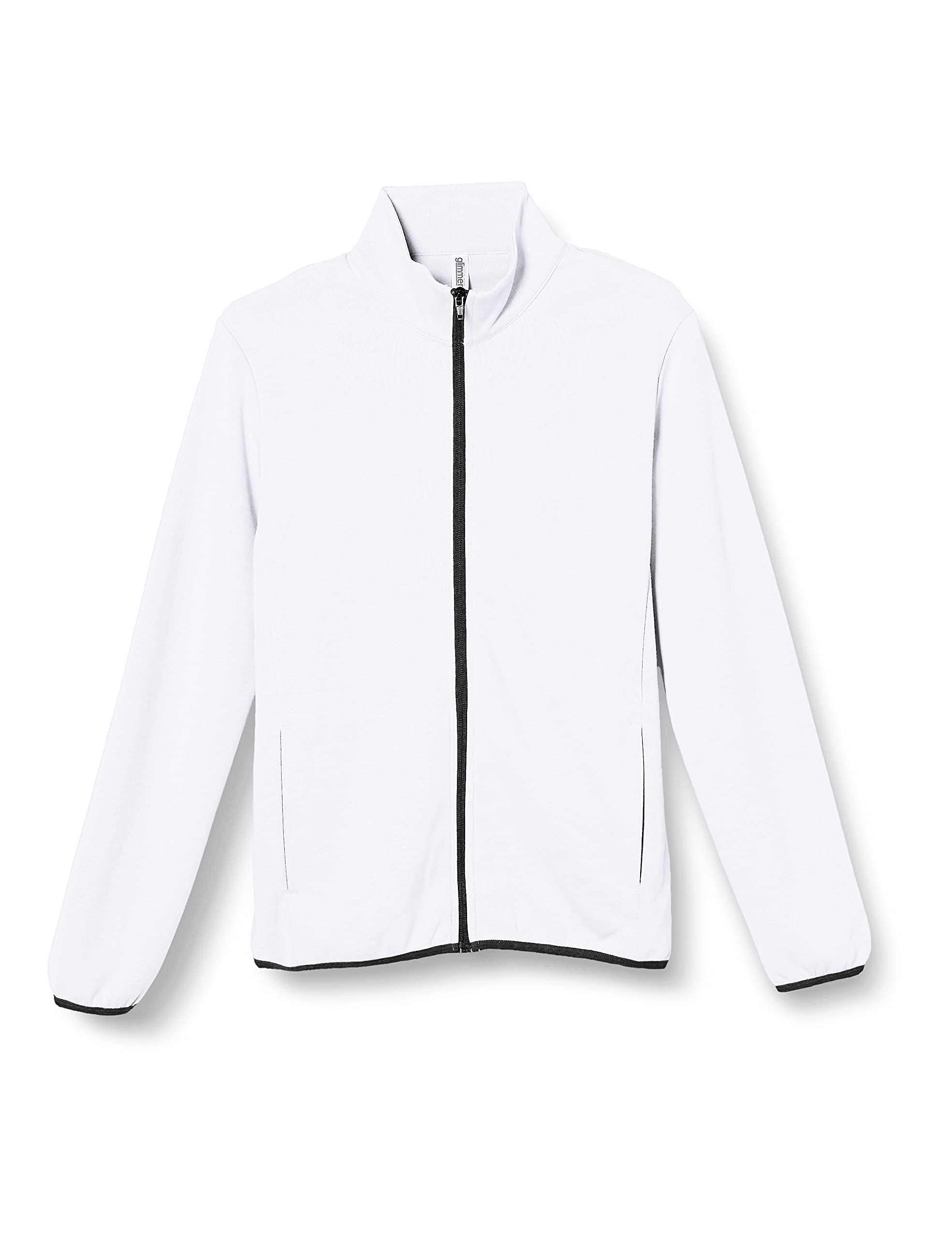 [Glimmer] 7.7 oz Dry Sweat Zip Jacket 00344-ASJ [Men's] 00344-ASJ White 130cm