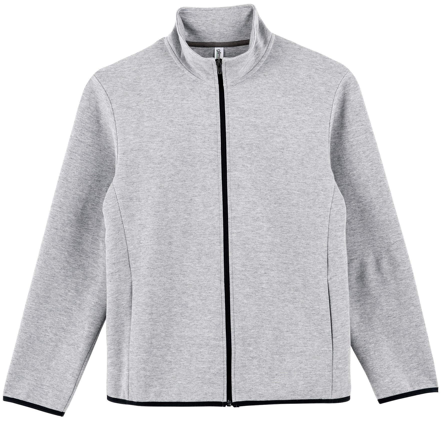 [Glimmer] 7.7 oz Dry Sweat Zip Jacket 00344-ASJ [Men's] 00344-ASJ Heather Gray 120cm