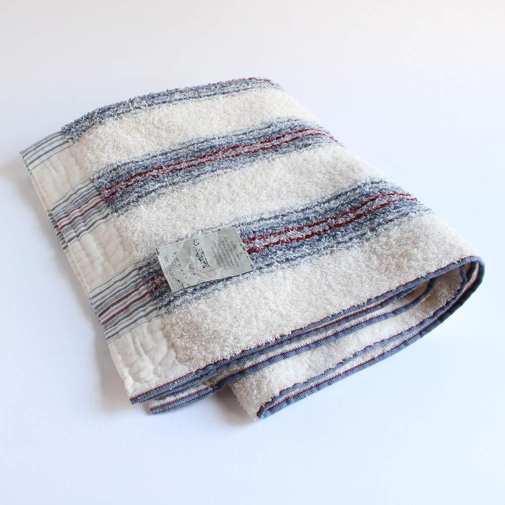 Imabari Towel CONTEX 40 Stripe Bath Towel Ivory