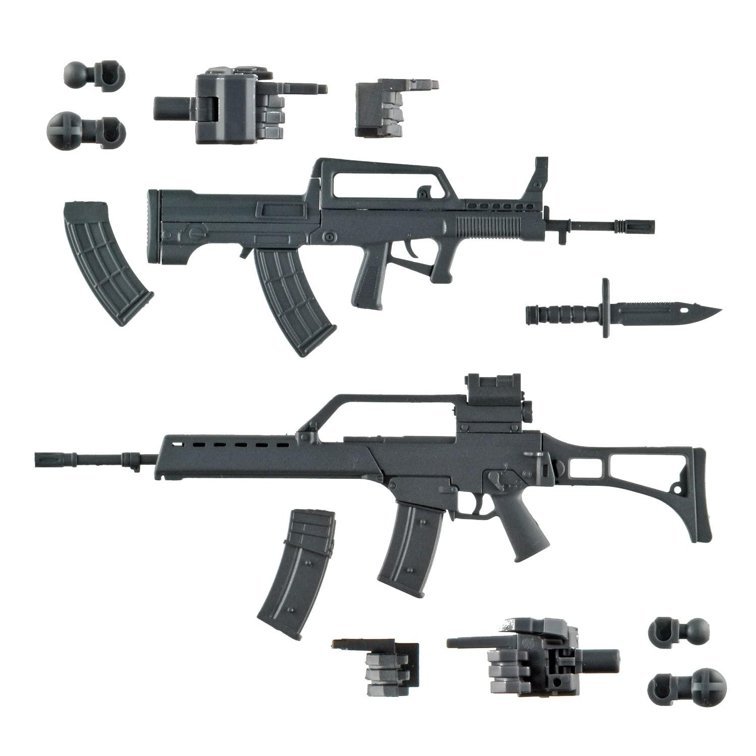 TOMYTEC Geo-Collection Combat Weapons Series DCML01 Assault Set A Non-Scale Plastic Model Kit 323068 Molded Color (Gray)