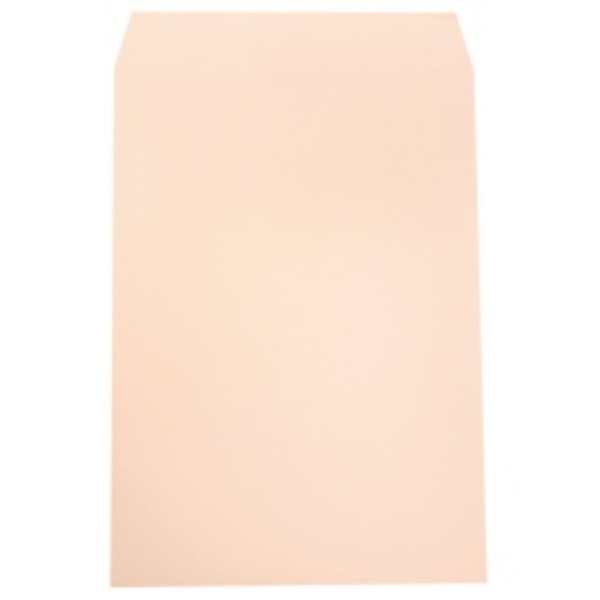 Heart-Patterned Opaque Color Envelopes with One-Touch Tape Size 2 (A4) Pastel Pink 100g/m² No Postage Frame XEP472 1 Pack (100 Sheets)