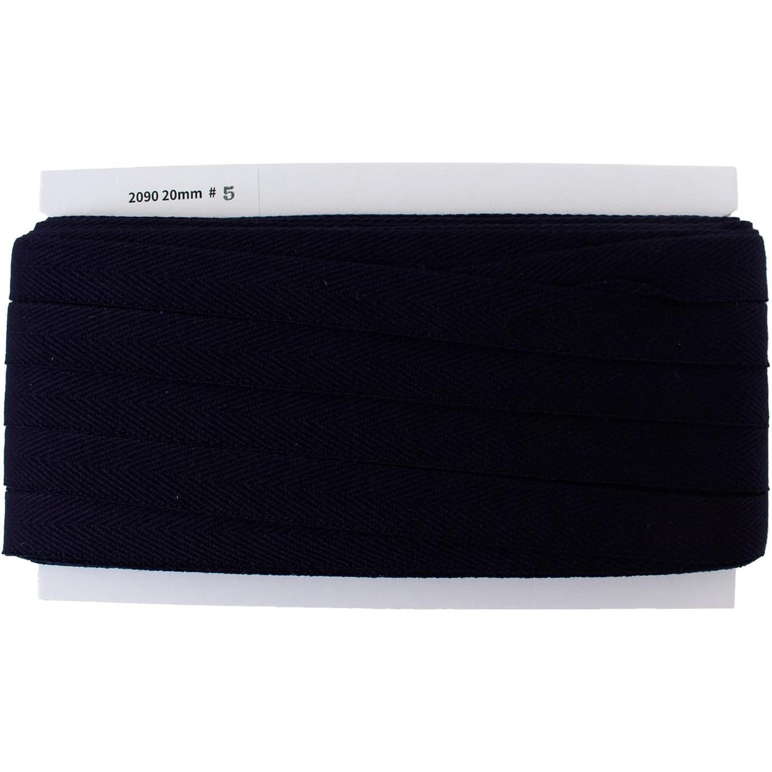 Nippon Chuko Twill Tape Width 20mm × 50m Roll Navy Blue IC2090-5