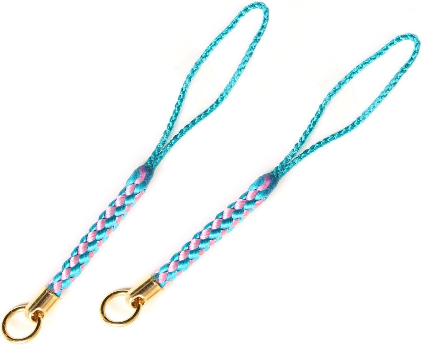 Nippon Chuko Strap with Loop Attachment 8cm 100 Pieces Blue × Pink F1-131-100
