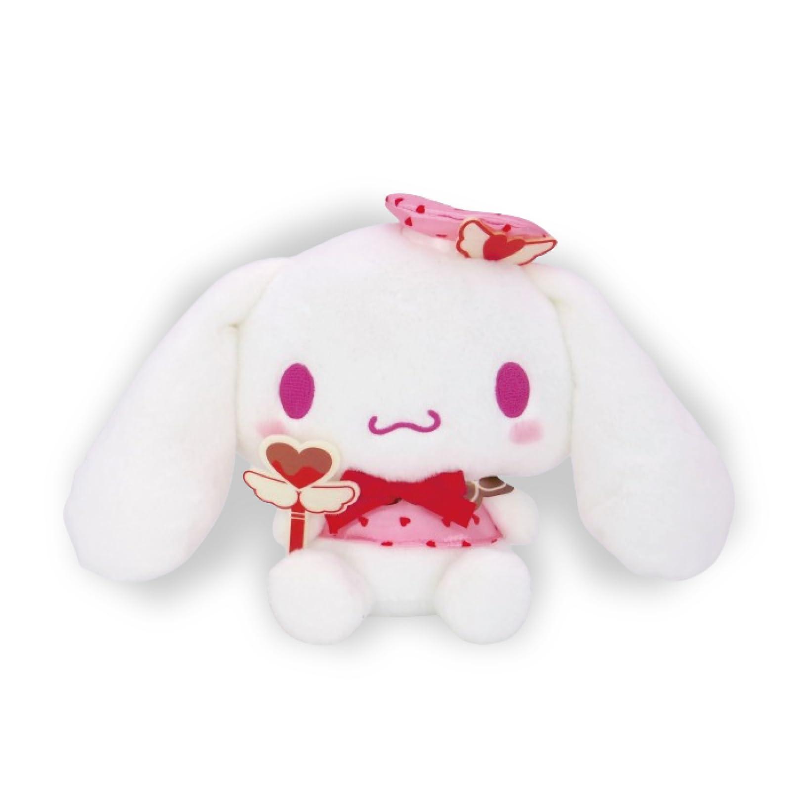 Nakajima Corporation Sanrio Characters Magical Heart Cinnamoroll Plush Toy S 205131-24 H18.5×W27×D11cm