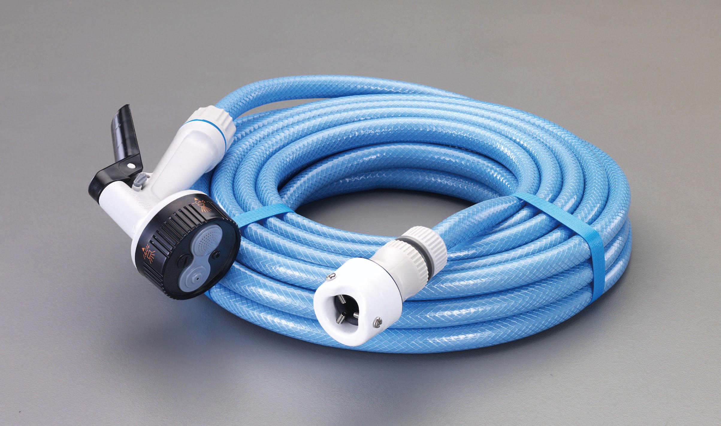 ESCO 12/20mm x 10m Water Hose (with Spray Nozzle/Reinforced) EA124DP-10