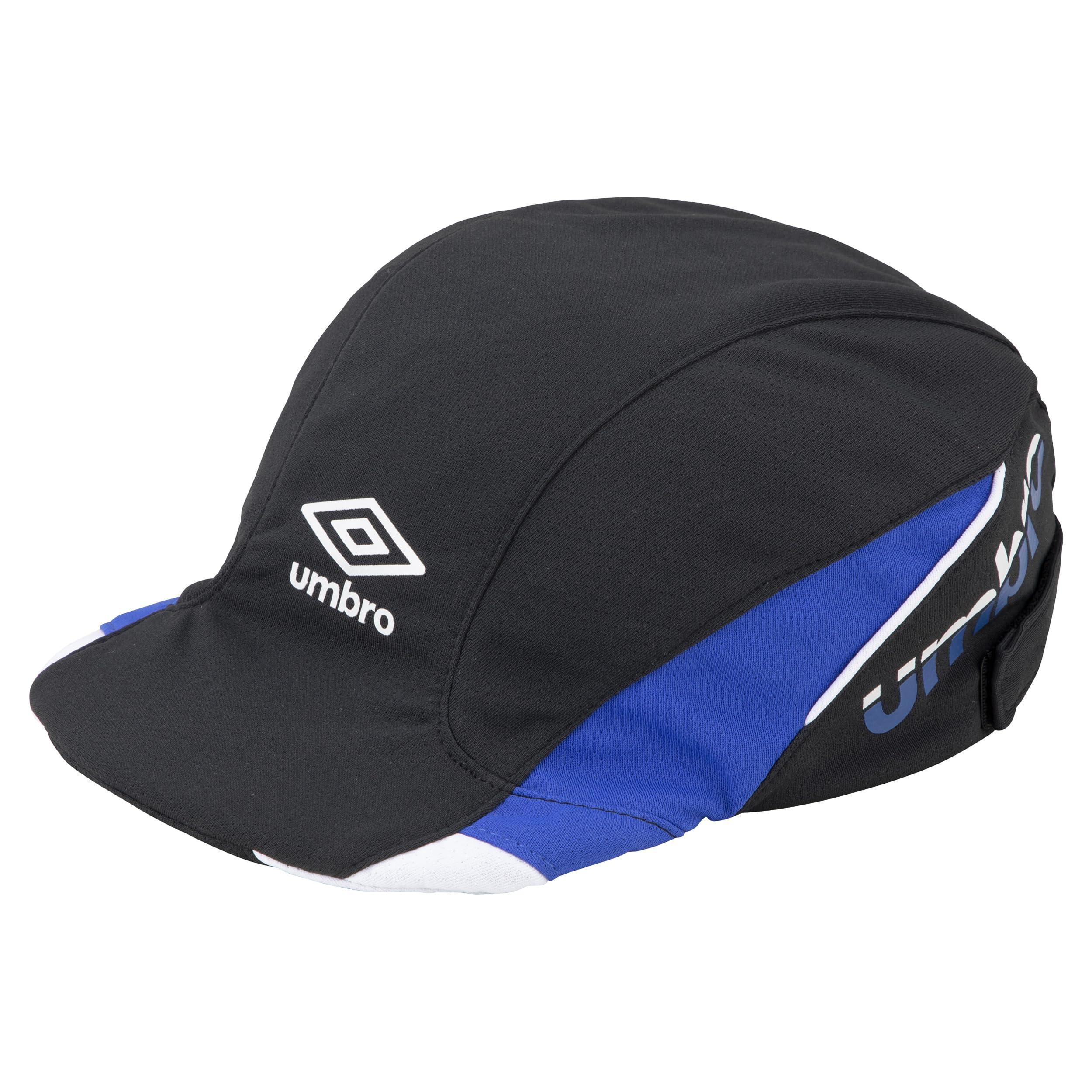 [Umbro] Cap Soccer Hat Cooling Touch UV Protection Heatstroke Prevention Adjustable Kids Junior UF5SCP02J BK(UF5SCP02J)