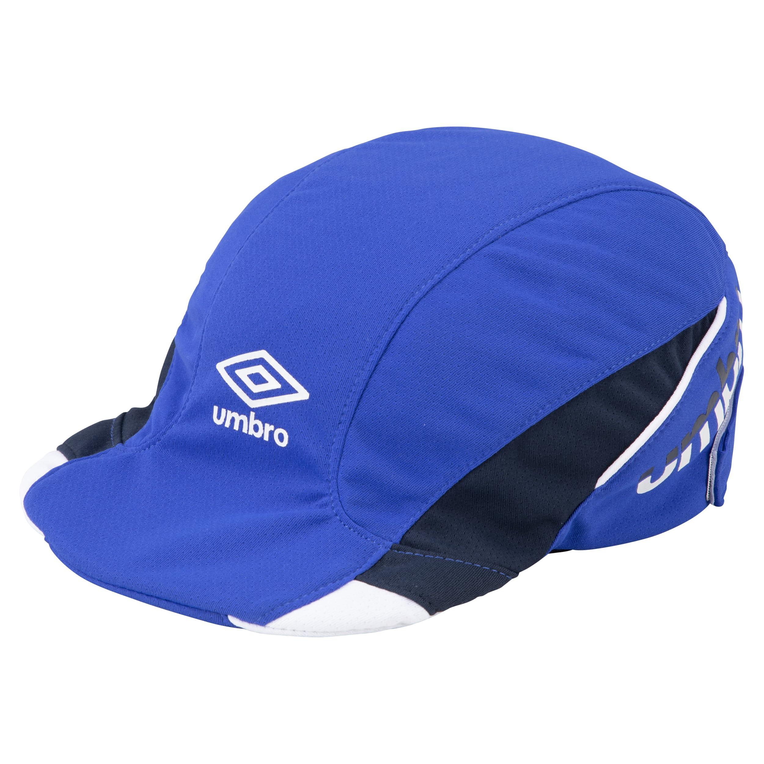 [Umbro] Cap Soccer Hat Cooling Touch UV Protection Heatstroke Prevention Adjustable Kids Junior UF5SCP02J BL(UF5SCP02J)